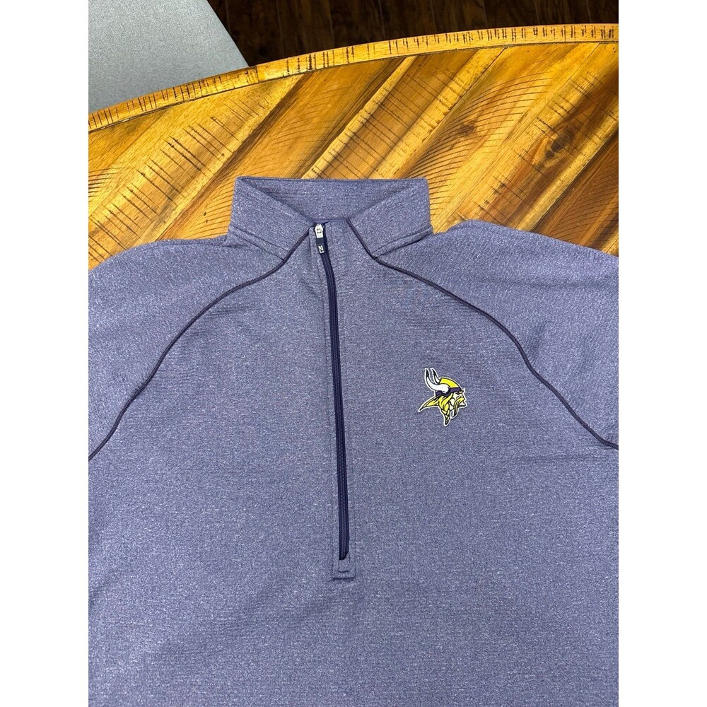 Minnesota Vikings Cutter & Buck half-zip Thermal Pullover Women’s XXL